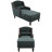 Oversized Chaise Lounge Chair Wide Seat Chenille Single Sofa Bed with Storage Pockets, 800lb Capacity Solid Wood Frame Sleeper Armchair for Living Room & Bedroom-1563542110