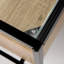 Nadia 40cm W Metal Bedside Table