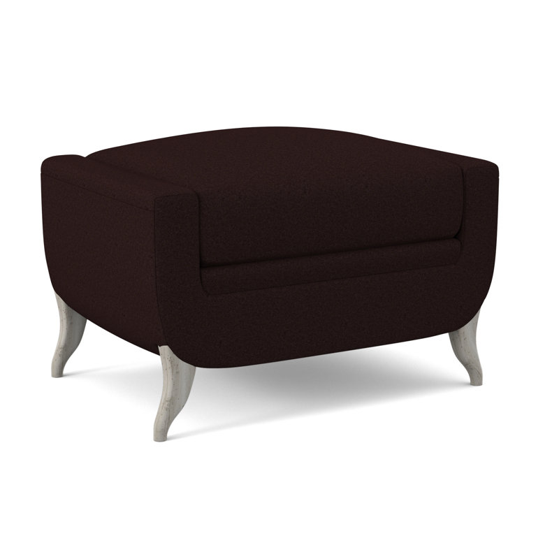 Repose-pieds standard rectangulaire de 29,5 po Armstrong, Acajou Margaret, Bisque