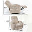 Fauteuil de massage inclinable avec fonction pivotante et berçante-1437553045