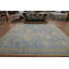Tapis bleu teint à la main Ziegler 12 x 12