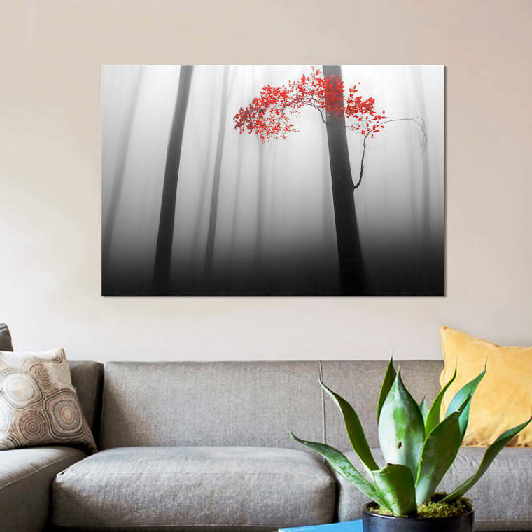 «Illusion», impression sur toile, H 26 po x l 40 po x P 1,5 po, Toile tendue, Pas de tapis