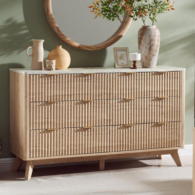 Commode 6 tiroirs Sladen