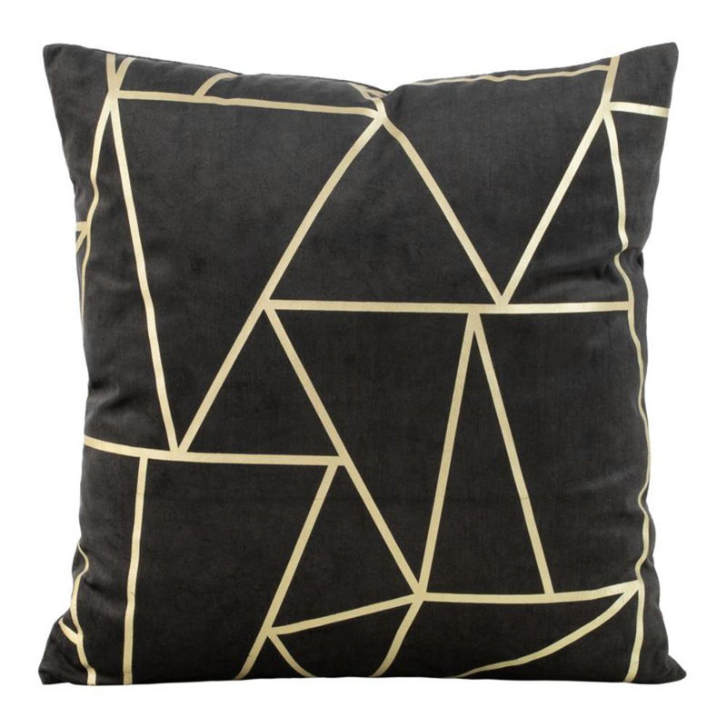 Angella Microfiber Pillow Case, Black