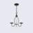 Burvale 3 - Light Candle Style Chandelier