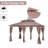 10' X 13' Patio Gazebo, Outdoor Gazebo Canopy Shelter With Curtains, Vented Roof, Steel Frame-123307871
