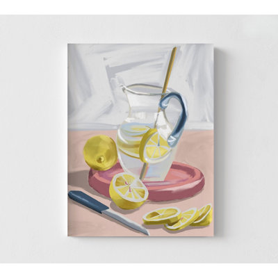 Vie et limonade, reproduction d'art encadrée, décoration murale citron, art mural agrumes, impression de décoration de fruits, art mural limonade, art mural encadré