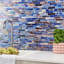 Artwave Iridescent 1X4 Polished Glass Mosaic Tile-798427600
