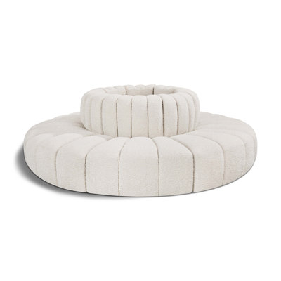 Hite Upholstered Curved Sectional Reversible