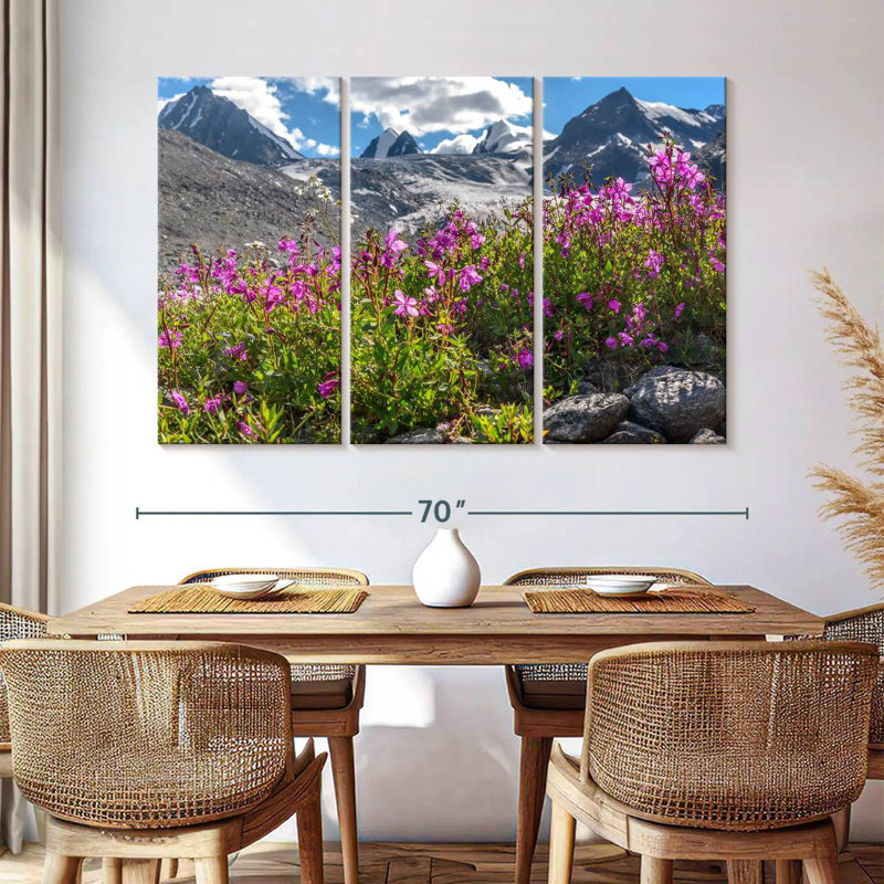 Harnek Wild Pink Blossoms, 42" H x 65" W