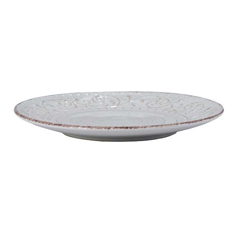 Rustic Flare Salad Plates - Set of 4 - Cream