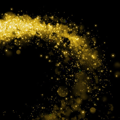 «Emanuell Gold Glittering On Canvas» par Chaluk, impression
