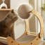 Grattoir en sisal pour chat avec cadre en bois - griffoir pour chat confortable et durable