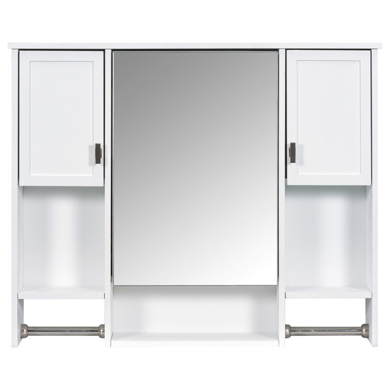 Armoire de miroir de salle de bain 35 po x 28 po - Fabrication de qualité et fabrication fonctionnelle