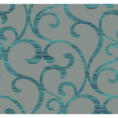 Dazzling Dimensions Damask Metallic Wallpaper Double Roll
