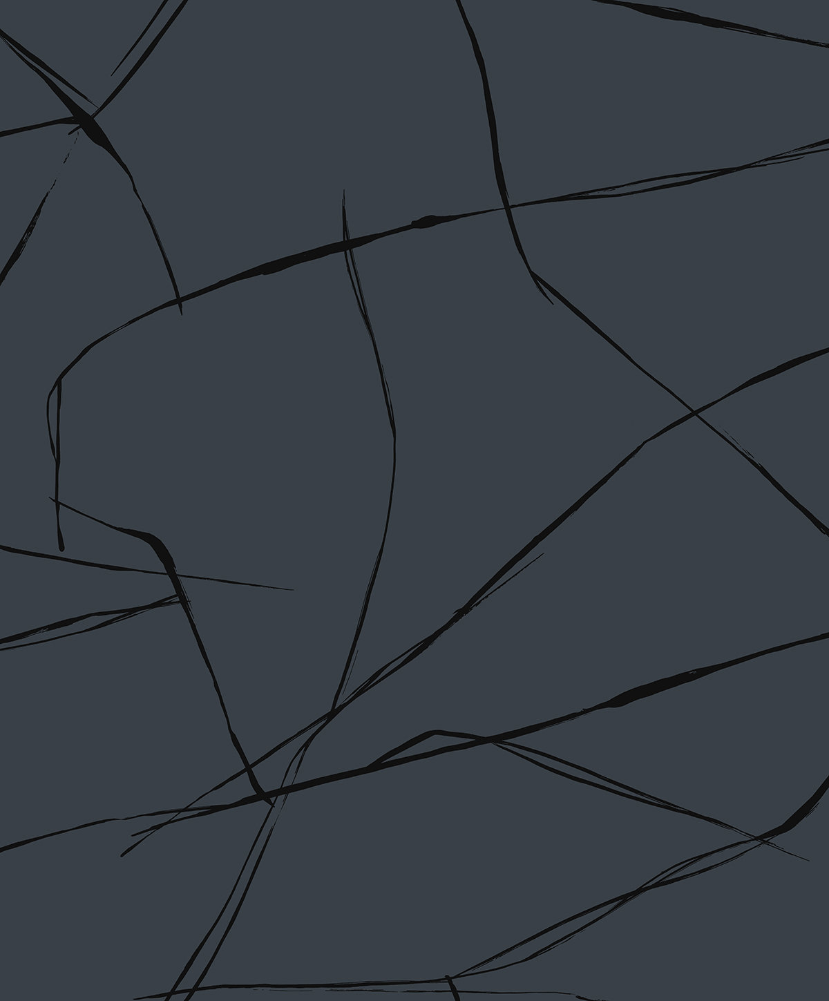 Niseko Modern Abstract Wallpaper, Metallic Midnight Hour