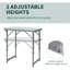 Table de camping portable