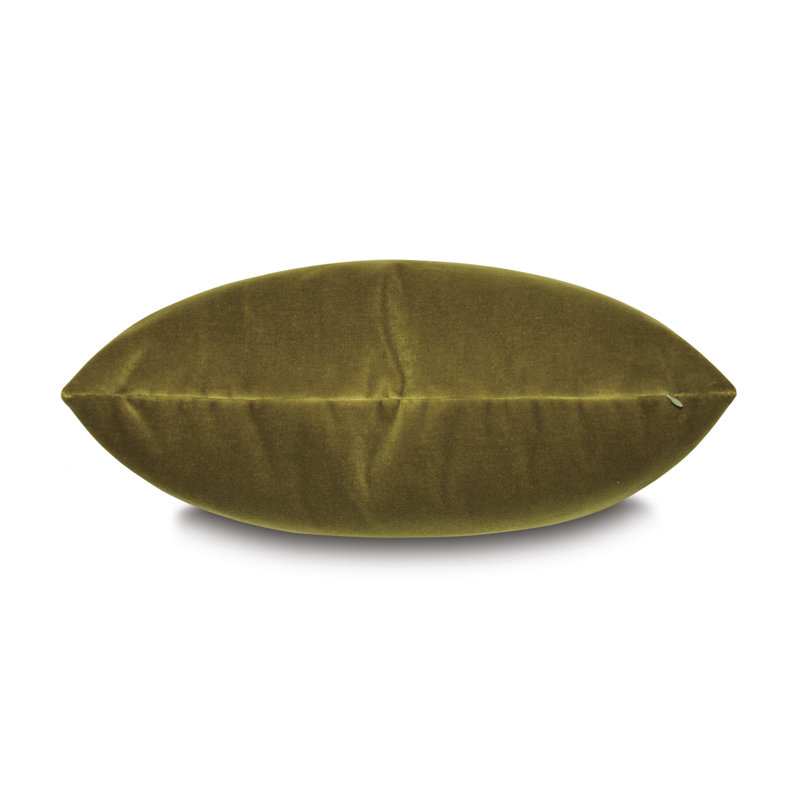 Reversible Throw Pillow, Plush Citrine, Feather