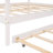 Saunderton Wooden House Bed with Trundle-299217222-298050780