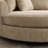 Upholstered Barrel Chair With Ottoman-100891572