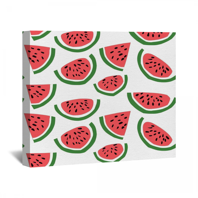 Watermelon Canvas Wrap - Fruit Wall Decor, 16" H x 20" W