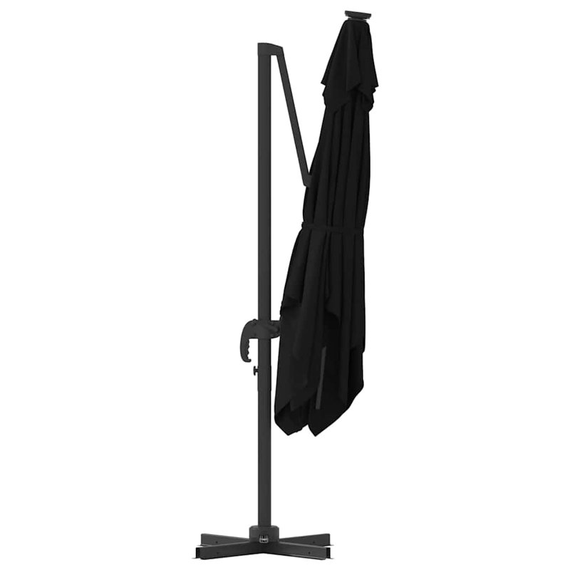 Cantilever Parasol, 265cm H x 285cm W x 285cm D, Black