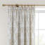 Cotton Blend Semi-Sheer Curtain Panel Pair