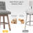Terron 360° Swivel Barstool with Solid Wood Legs-14006588-14006579