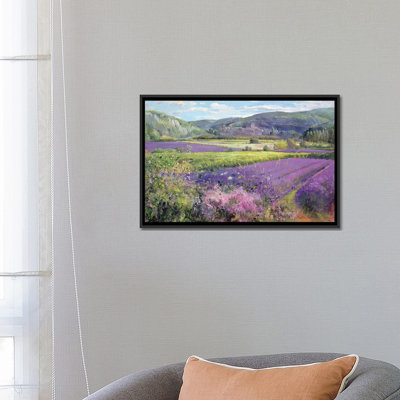 «Lavender Fields», reproduction sur toile