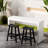 Bar Stools Set Of 2, All-weather Outdoor Counter Stool, 400 Lbs Weight Support, Easy To Clean And Care, For Bar, Kitchen Counter, And Patio-1707698511-1707698507