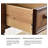 American Classic Solid Wood Desk: 3 - Drawer Storage
