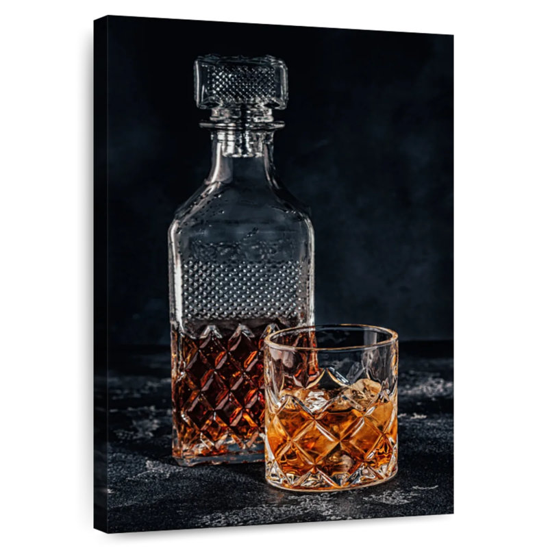 Yarlin Whiskey Glass And Decanter, 36" H x 24" W