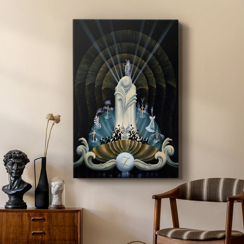 Tranquillité - galerie Cavas sur mesure, H 18 po x l 12 po