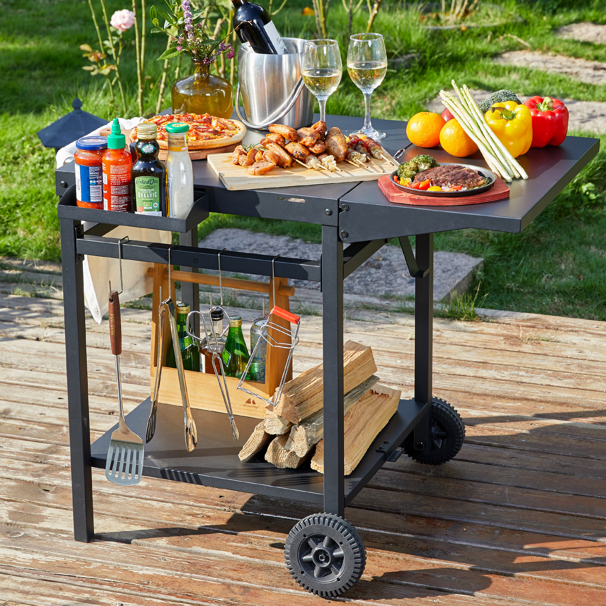 https://assets.wfcdn.com/im/23644989/compr-r85/2635/263516691/outdoor-grill-cart-pizza-oven-trolley-stand-double-shelf-outdoor-worktable-with-2-wheels.jpg