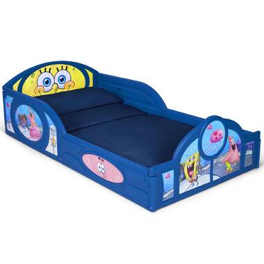 Baby Shark Plastic Sleep and Play Plastic Toddler Bed with