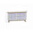 Yonkers 63" Mid-Century Modern Sideboard with 4 Shelves in Off White and Natural-1670489507