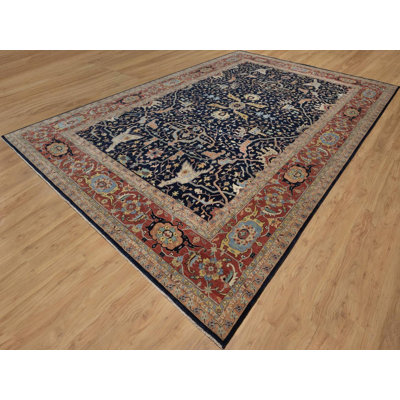 11'10" x 15'1" New Hand Knotted Wool Rectangle Oriental Rug 