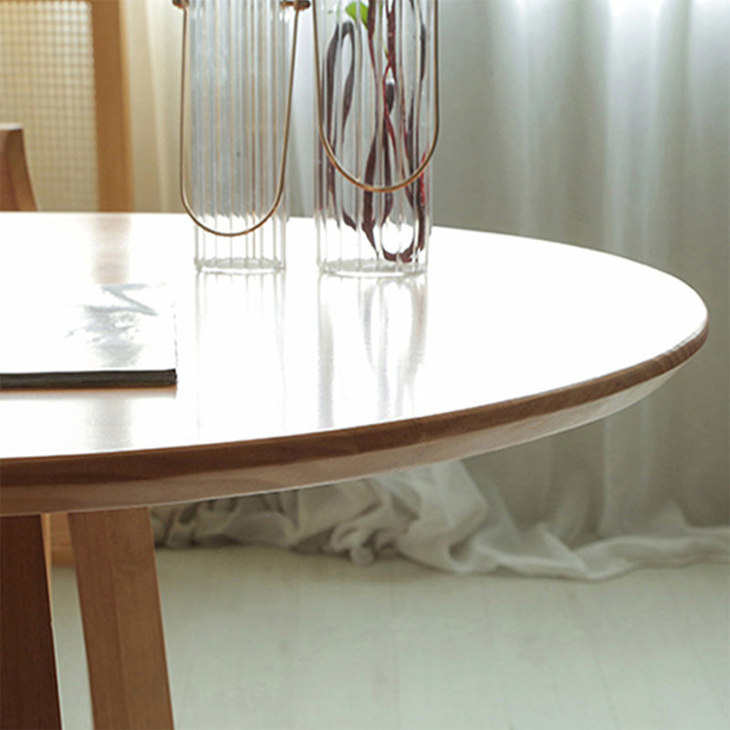 Table de salle à manger Burlywood, H 29,53 po x L 70,87 po x l 31,5 po