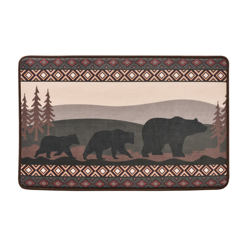 Tapis décoratif en mousse viscoélastique Denali