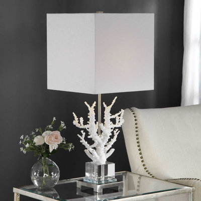 Lampe de table 29 po corail Scherer