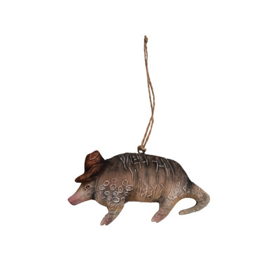 Ornement figurine suspendu armadillo