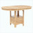 Light oak 5-piece oval counter height dining set
