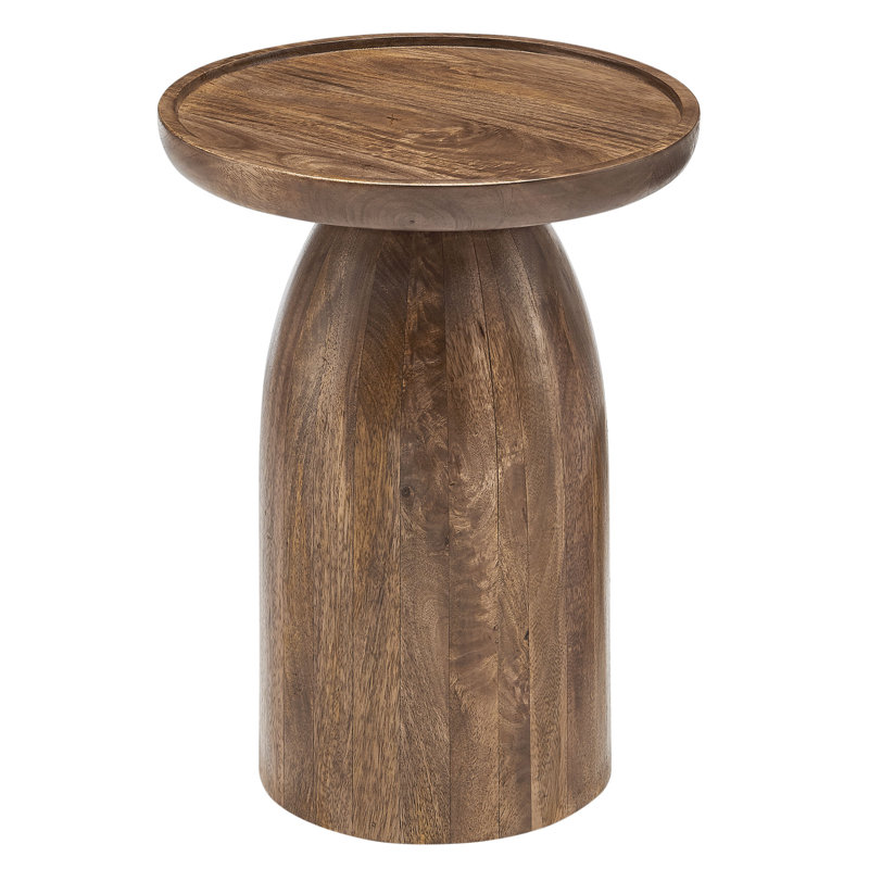 Table d'appoint ronde Holloway, Noyer