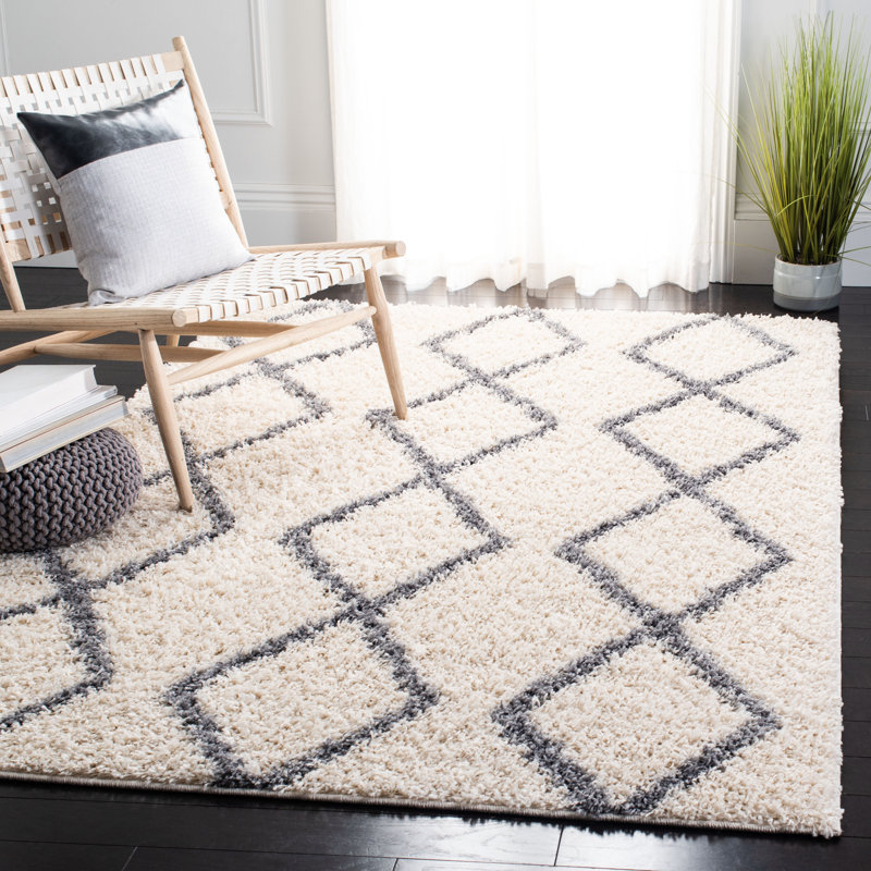 Millwright Shag 600 Performance Geometric Rug, Rectangle 9' x 12'