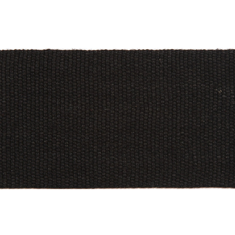 Tissu de bandes 2 po le lin, Noir