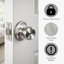 Poignée de porte à loquet 6 voies Terrace-39028571