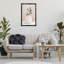 Toile flottante encadrée simple avec pot brun par House Fenway-554457251-554457252