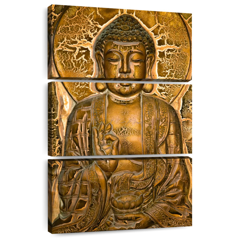 Adella Buddha Mural, 32" H x 20" W