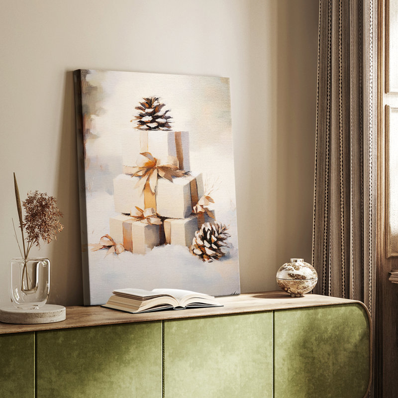 Art des Fêtes de Noël - série 2-XCII - galerie sur mesure, H 18 po x l 12 po