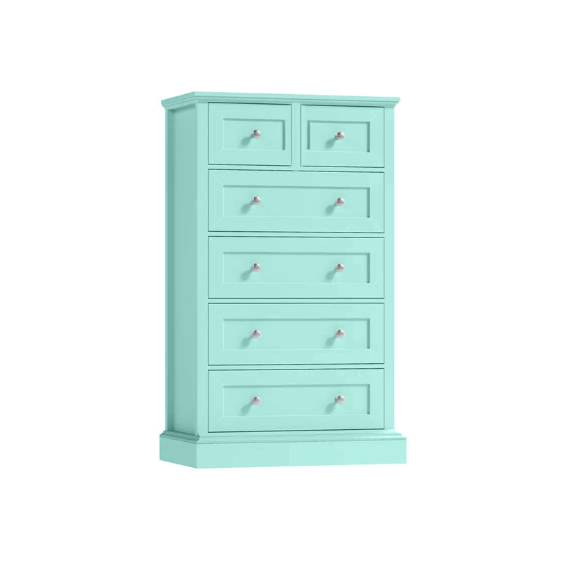Commode 6 tiroirs Modern, Aqua Fiesta